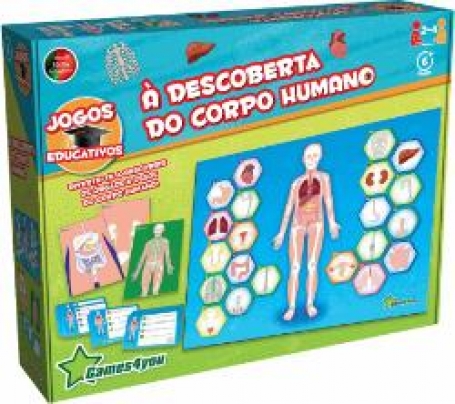 DESCOBERTA DO CORPO HUMANO - JOGOS EDUCATIVOS - diverte-te a descobrir os orgaos e os ossos do corpo humano