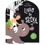 CONTOS COLAR E PINTAR - LIVRO DA SELVA - COM 6 PAGINAS AUTOCOLANTES GRATIS
