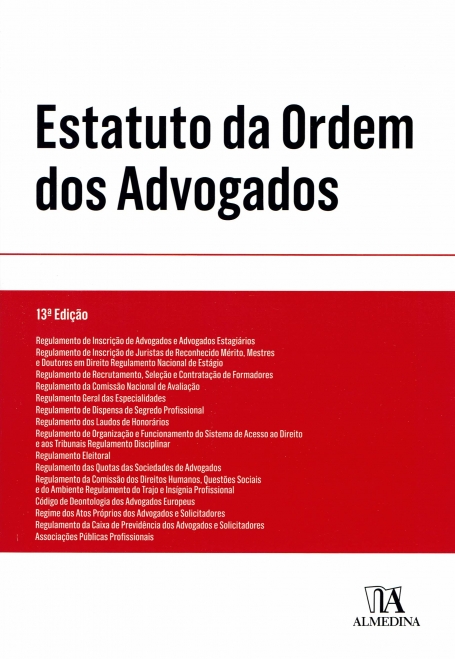 ESTATUTO DA ORDEM DOS ADVOGADOS- 13ª edição