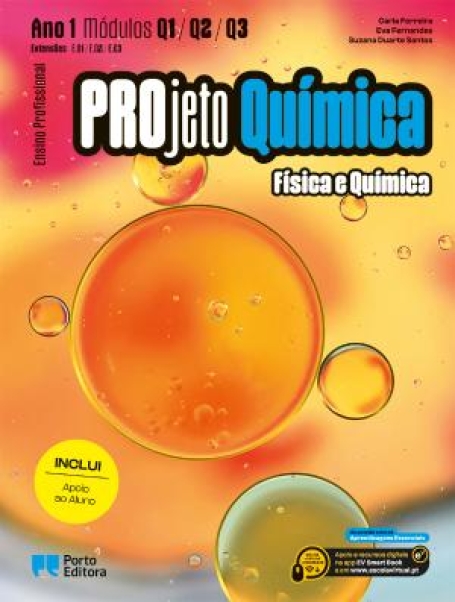 44624 - Projeto Química - Física e Química - Módulos 1, 2 e 3 (Ano 1) - Ensino Profissional