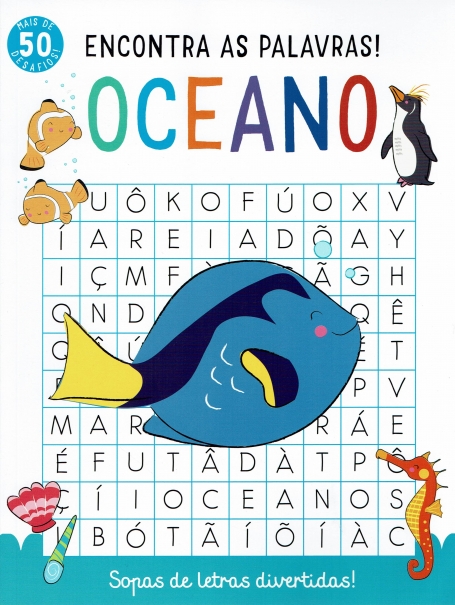 ENCONTRA AS PALAVRAS - OCEANO sopa de letras divertidas