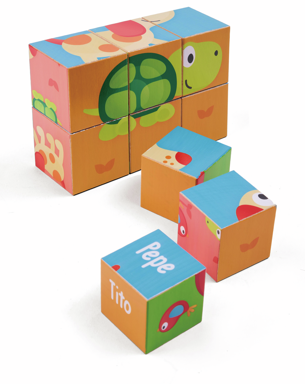 PUZZLE BLOQUES PEPE  & FRIENDS