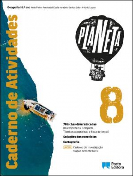 32091 - PLANETA 8 - Geografia - 8.º Ano - Caderno de Atividades