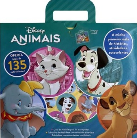 DISNEY ANIMAIS - A MINHA PRIMEIRA MALA DE HISTÓRIAS ATIVIDADES E AUTOCOLANTES