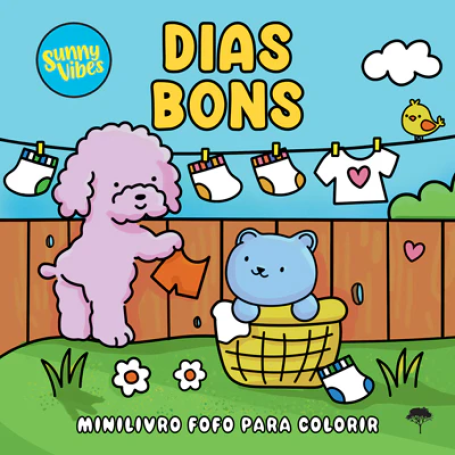 DIAS BONS - MINILIVRO FOFO PARA COLORIR