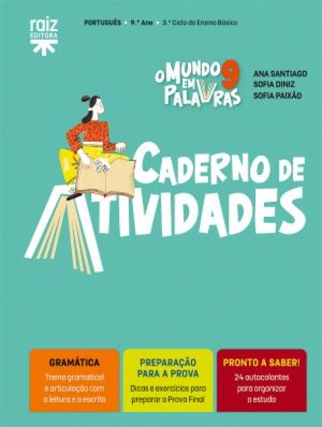 02196 - Caderno de atividades / Preparação para a Prova Final - O mundo em palavras 9 - Português - 9.º Ano