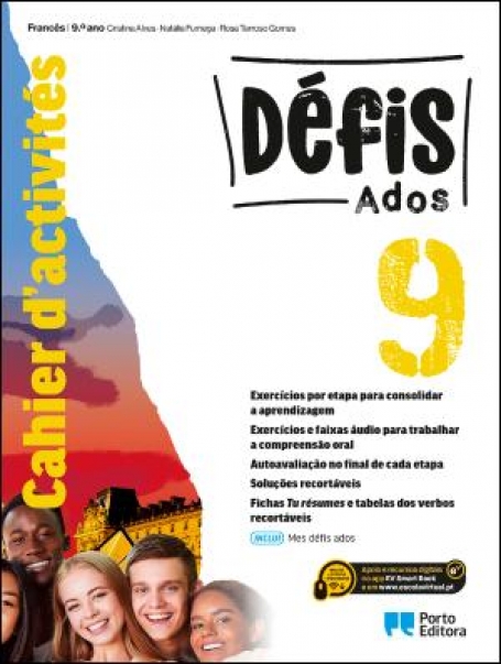 31856 - Cahier d activités / Mes défis ados - Défis Ados - Francês - 9.º Ano