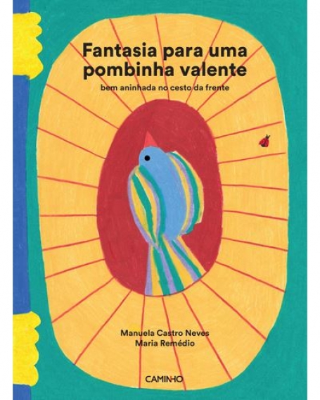 FANTASIA PARA UMA POMBINHA VALENTE BEM ANINNHADA NO CESTO DA FRENTE