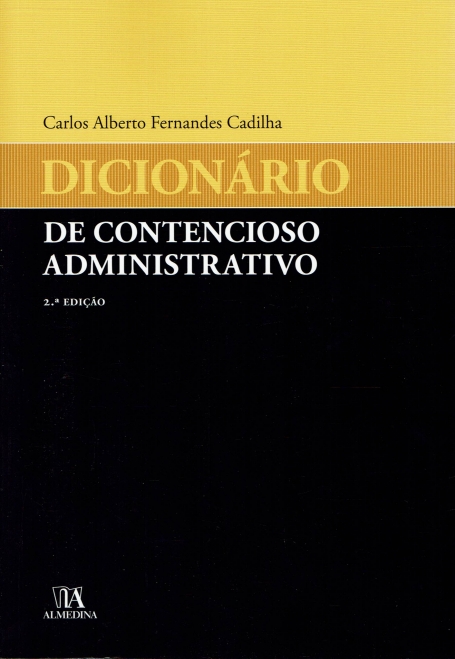 DICIONARIO DE CONTENCIOSO ADMINISTRATIVO 2 EDICAO