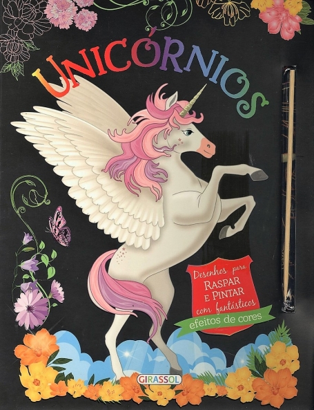 UNICÓRNIOS - DESENHOS PARA RASPAR E PINTAR