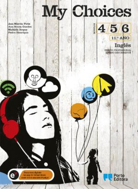 44113 - My Choices - Inglês - Ensino Profissional / Ensino Recorrente - Módulos 4, 5, 6 - 11.º ano
