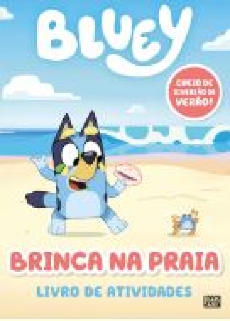 BLUEY - BRINCA NA PRAIA livro de atividades