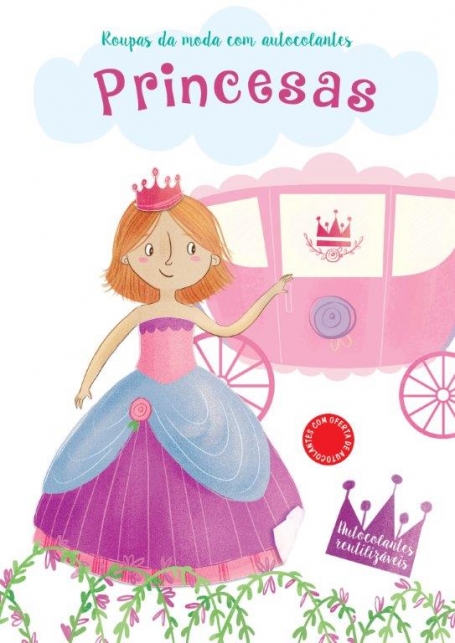 PRINCESAS - ROUPAS DA MODA COM AUTOCOLANTES
