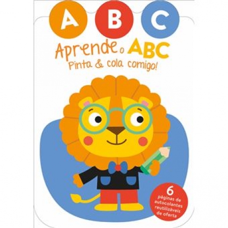 APRENDE ABC LEAO - PINTA & COLA COMIGO