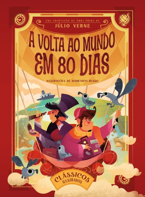 A VOLTA AO MUNDO EM 80 DIAS - Clássicos ilustrados