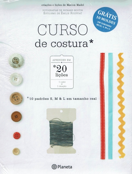CURSO DE COSTURA - 20 LICOES - gratis 10 moldes
