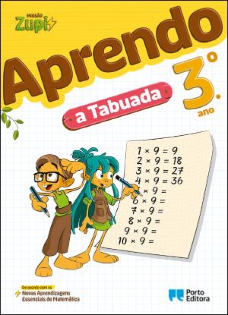 11095.10 - MISSÃO ZUPI - APRENDO A TABUADA - 3.º ANO