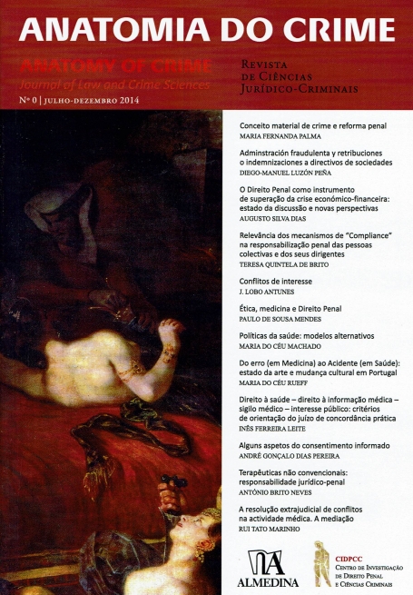 REVISTA ANATOMIA DO CRIME N.º 0 - JULHO/DEZEMBRO 2014