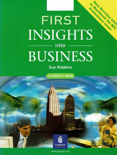 FIRST INSIGHTS INTO BUSSINESS - STUDENTS BOOK