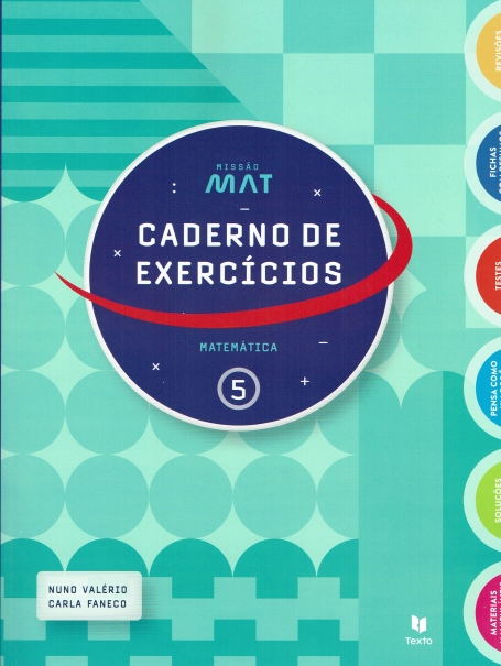 Missão Mat 5 - Matemática 5º ano - Caderno Exercícios