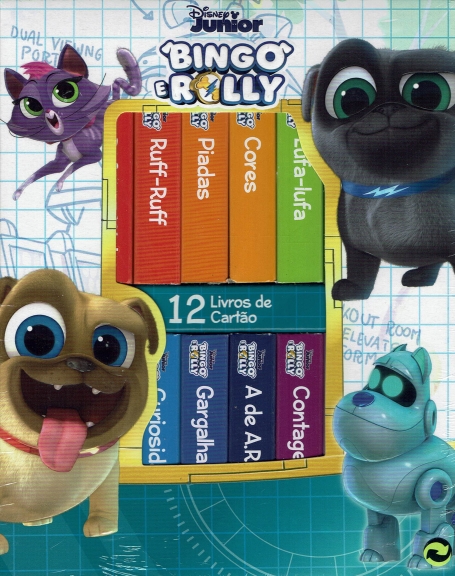 DISNEY JUNIOR - BINGO E ROLLY 12 LIVROS DE CARTAO