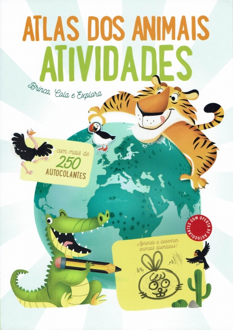 ATLAS DOS ANIMAIS - ATIVIDADES - BRINCA COLA E EXPLORA