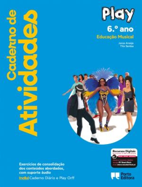 20830 - Caderno de Atividades/Caderno Diário - Play - Educação Musical - 6.º Ano