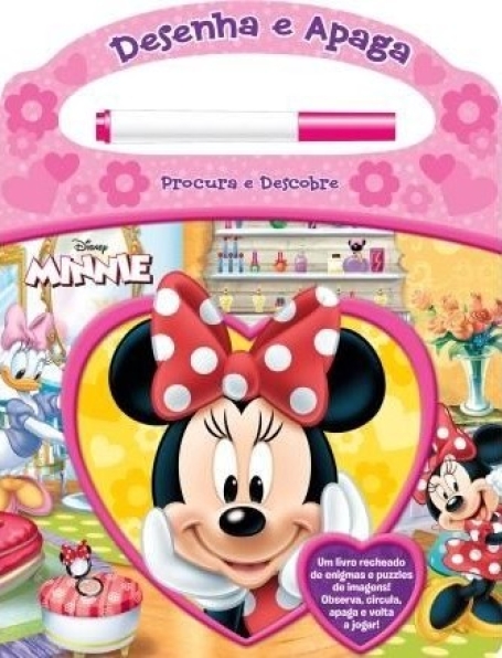 MINNIE DESENHA E APAGA PROCURA E DESCOBRE