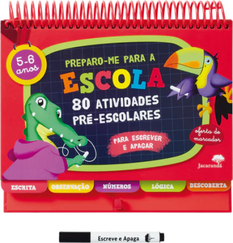 PREPARO-ME PARA A ESCOLA 80 ATIVIDADES PRÉ-ESCOLARES 5 - 6 ANOS