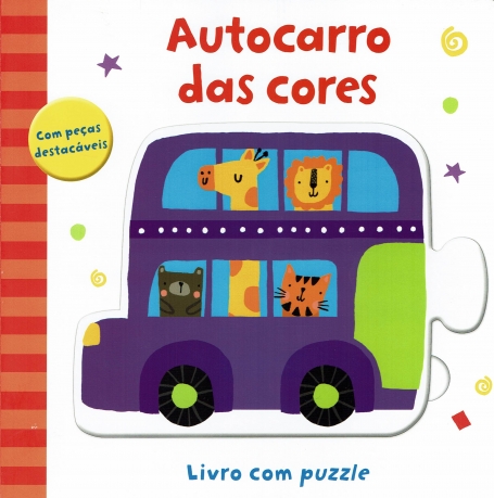 71277.10 - AUTOCARRO DAS CORES livro puzzle , com peças destacaveis