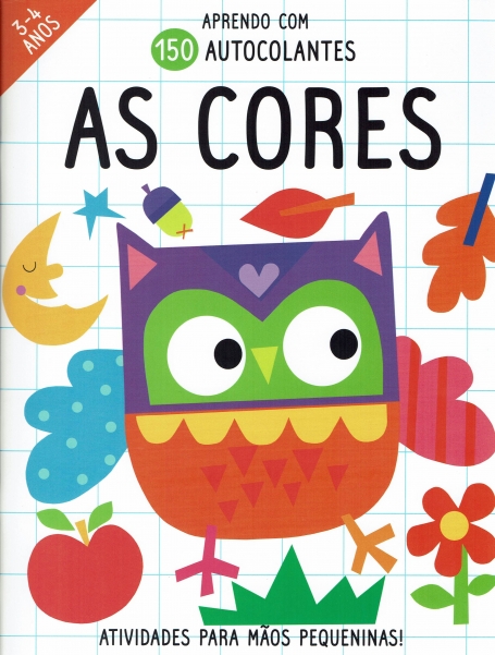 APRENDO COM AUTOCOLANTES - AS CORES 3-4 ANOS
