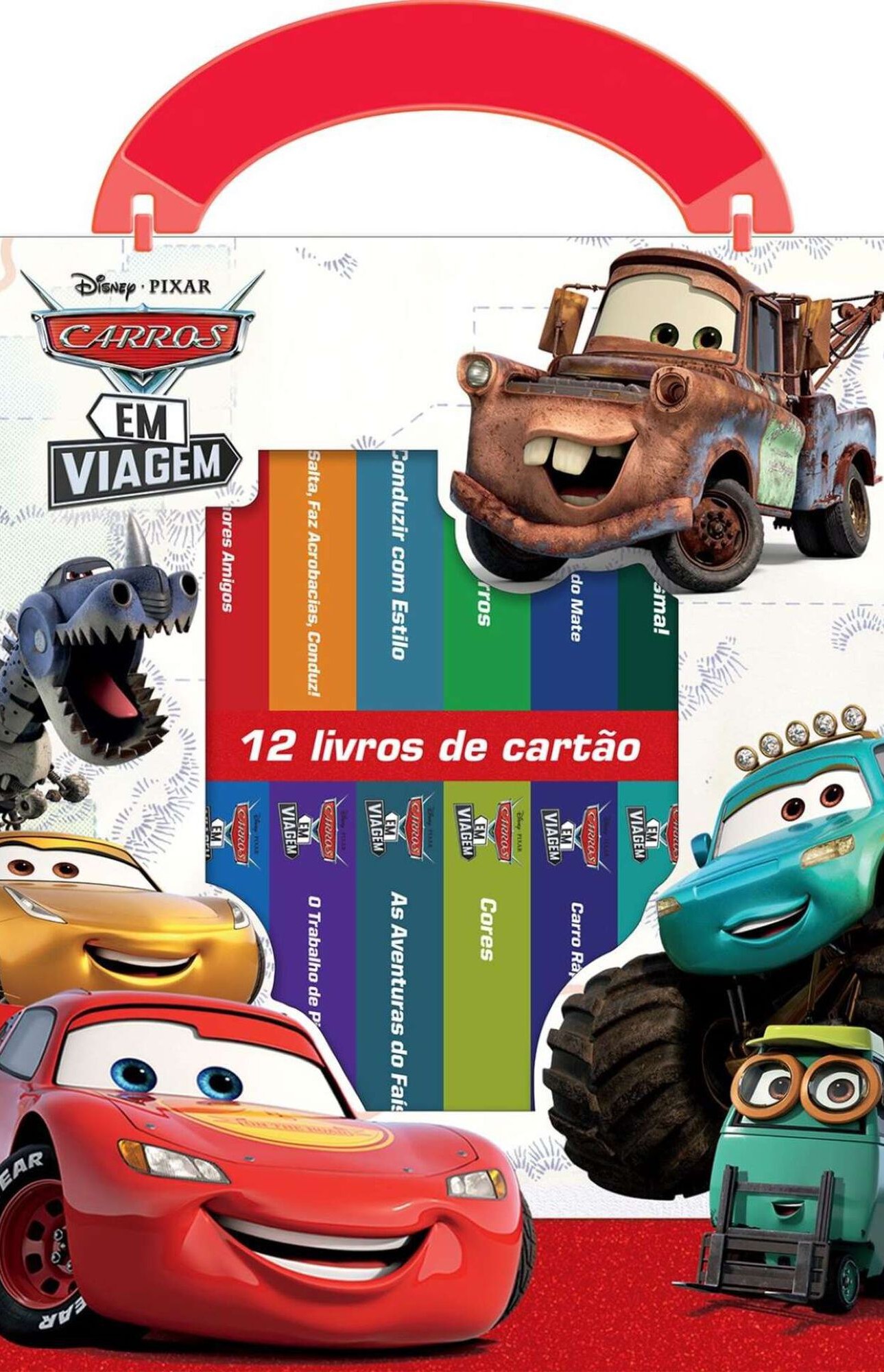 CARROS EM VIAGEM - 12 LIVROS EM CARTAO