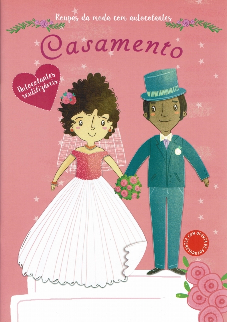 CASAMENTO - ROUPAS DA MODA COM AUTOCOLANTES
