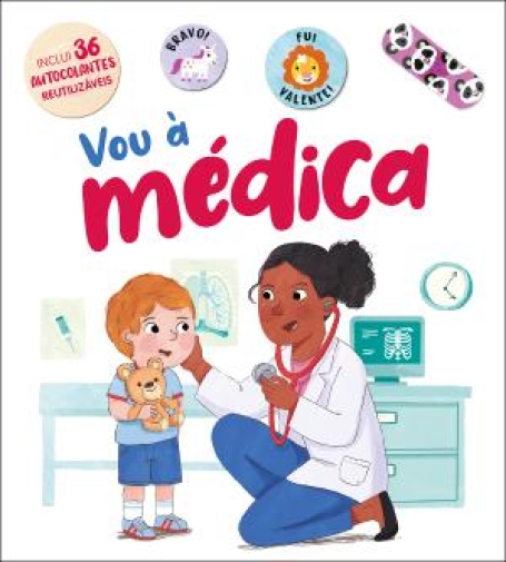 72280.10 - VOU À MÉDICA - Inclui 36 autocolantes reutilizáveis