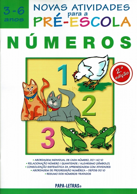 NOVAS ACTIVIDADES PARA A PRE-ESCOLA - NUMEROS 3/6 ANOS