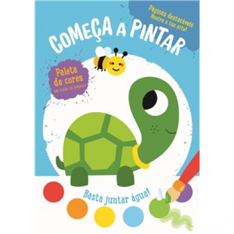COMECA A PINTAR TARTARUGA paleta de cores