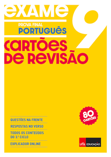 CARTOES DE REVISAO - PORTUGUES 9º ANO