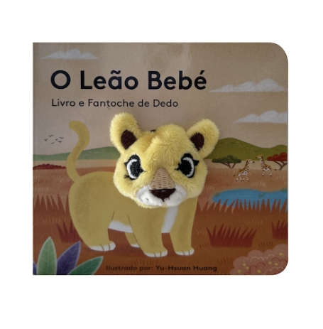 O LEÃO BEBÉ LIVRO E FANTOCHE DE DEDO