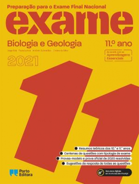 46911.50 - PREPARACAO PARA O EXAME NACIONAL 2021 - BIOLOGIA E GEOLOGIA 11º ANO