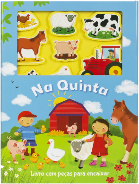 71009.10 - NA QUINTA livro com pecas para encaixar