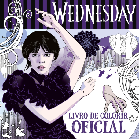 WEDNESDAY: LIVRO DE COLORIR OFICIAL