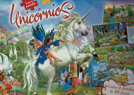 UNICÓRNIOS - LIVRO PUZZLE