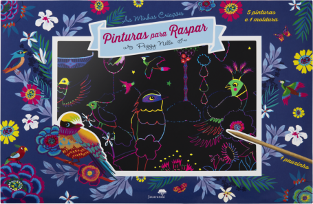 PINTURAS PARA RASPAR - PAISAGENS MARAVILHOSAS 5 pinturas 1 moldura