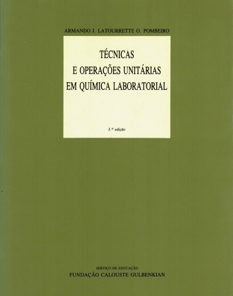 TÉCNICAS E OPERAÇÕES UNITÁRIAS EM QUÍMICA LABORATORIAL