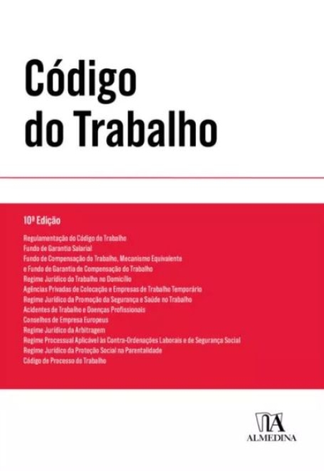 CÓDIGO DO TRABALHO 10.ª EDIÇÃO