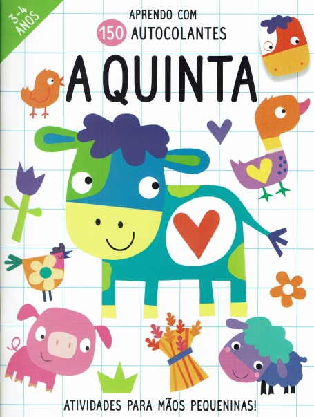 APRENDO COM AUTOCOLANTES - A QUINTA 3-4 ANOS