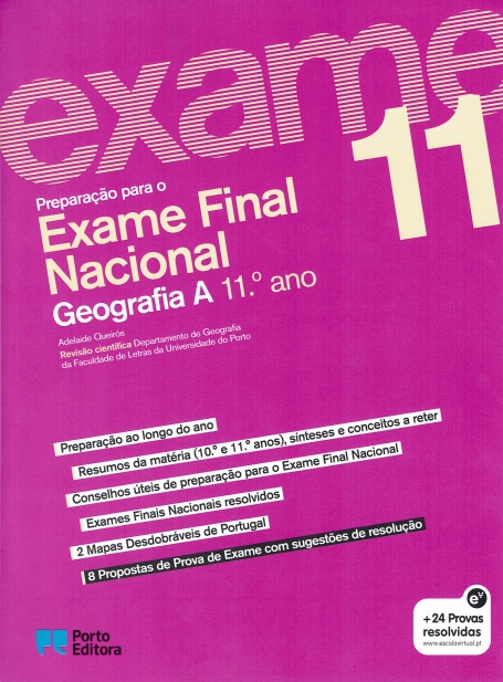 46977.01 - PREPARACAO PARA O EXAME NACIONAL - GEOGRAFIA A 11º ANO