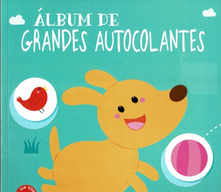 ALBUM DE GRANDES AUTOCOLANTES VERDE