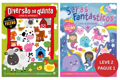 SERES FANTÁSTICOS I DIVERSÃO NA QUINTA livros de atividades - PACK LEVE 2 PAGUE 1