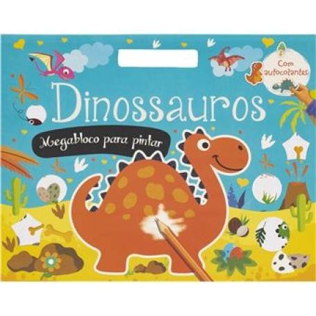 72436.10 - DINOSSAUROS - MEGA BLOCO PARA PINTAR